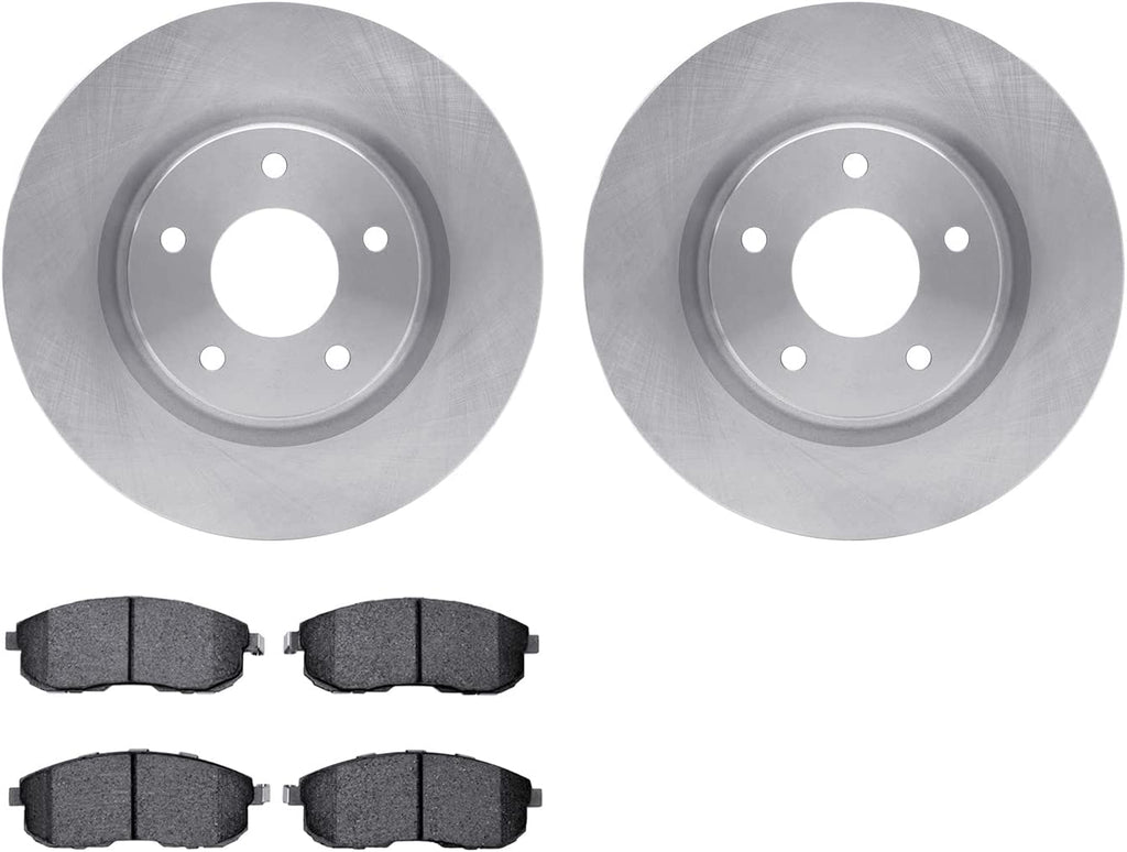 Front Brake Rotors with 5000 Euro Ceramic Brake Pads 6602-67027