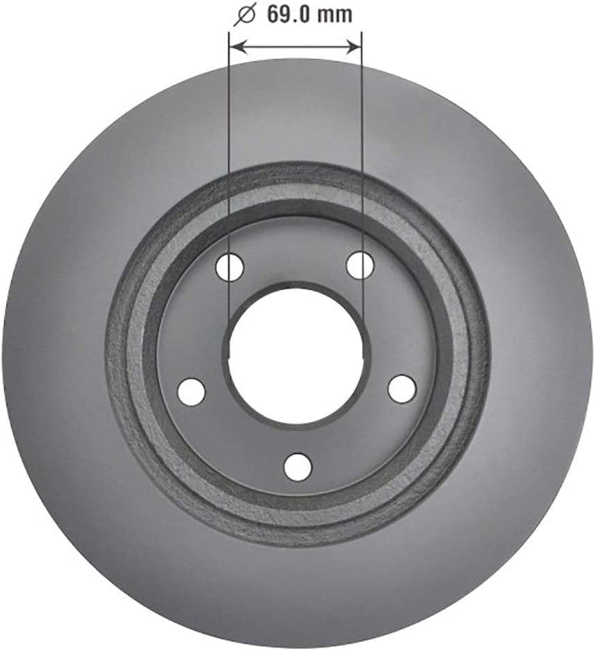 214634GY Premium Antiox Coated Front Brake Rotor Automotive Replacement Part for Chrysler, Cirrus, Sebring, Dodge Avenger, & More