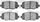 3000 Ceramic Brake Pads 1310-1734-00-Rear Set for 2014-2022 Jeep Cherokee, 2015-2017 Chrysler 200