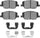 5000 Advanced Brake Pads - Ceramic and Hardware Kit