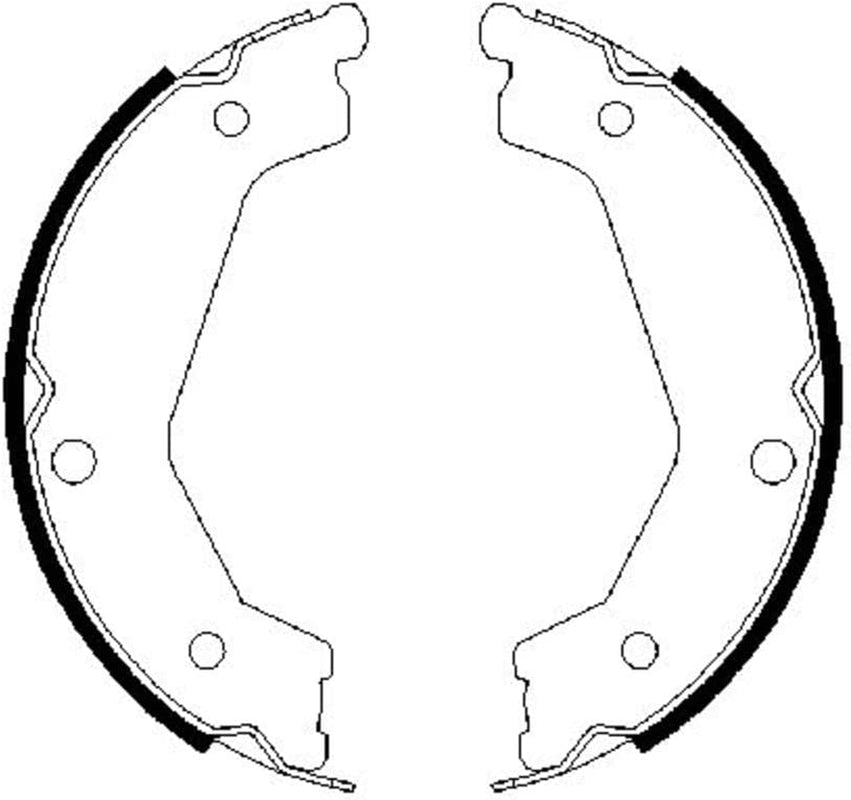 0 986 487 708 Brake Shoe Set