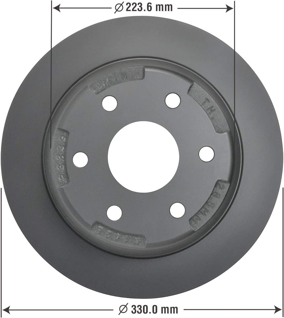 Rear Brake Rotors & Ceramic Pads Kit for GMC & Chevy Trucks Goodyear PRK47694R