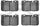 3000 Ceramic Brake Pads 1310-0665-00-Front Set for 1995-2000 Lexus LS400