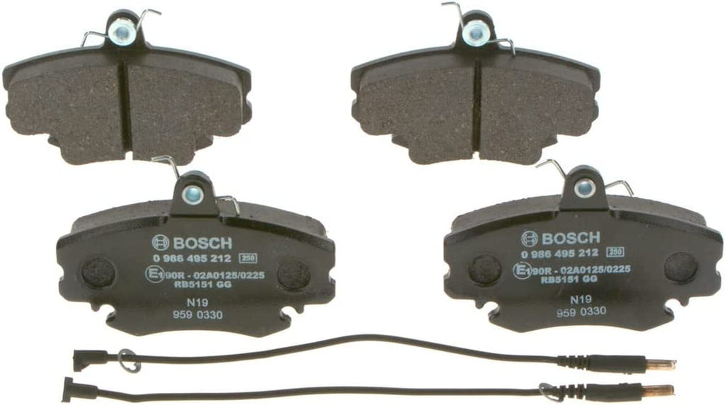 BOSCH BRAKE PAD SET - 0986495212