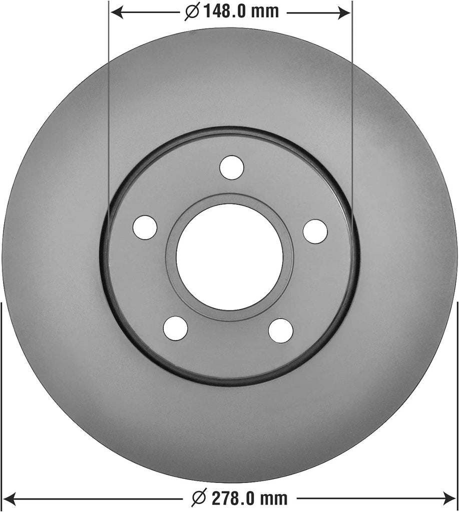 Front Brake Rotors Carbon-Ceramic Pads for 2007-14 Ford Edge 2007-15 Lincoln MKX