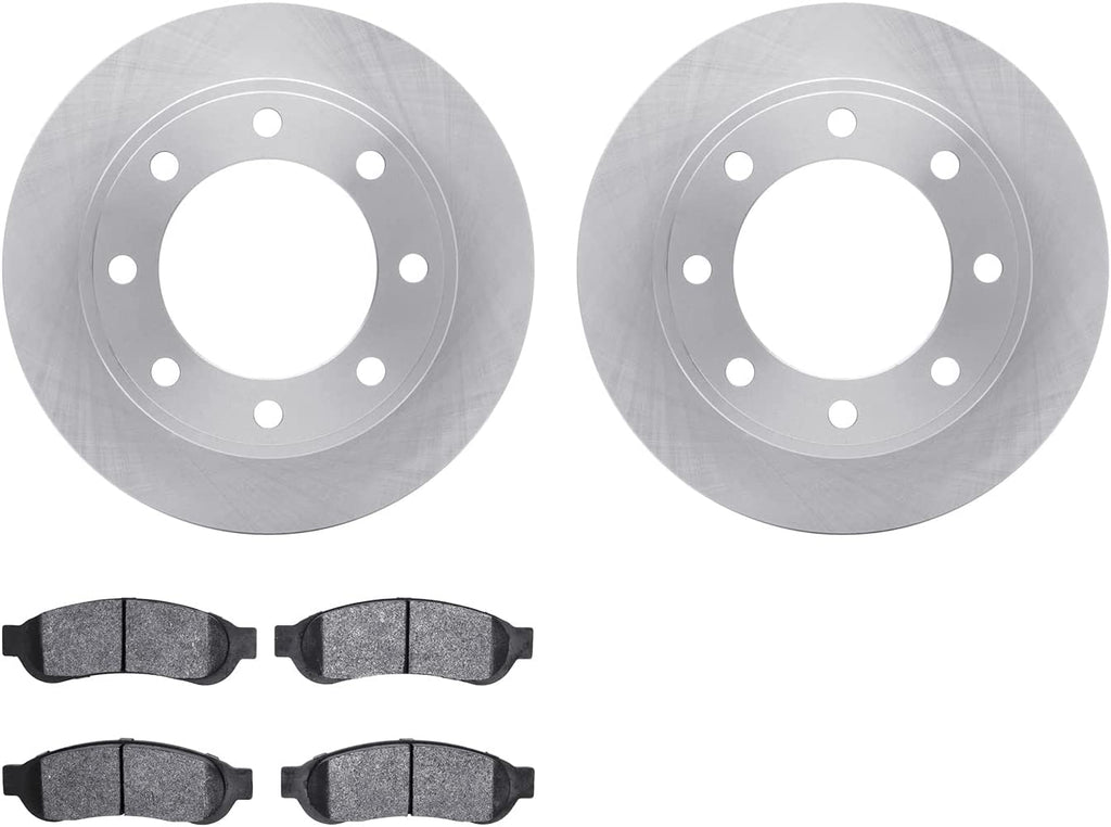 Rear Brake Rotors with 5000 Advanced Brake Pads 6502-99582