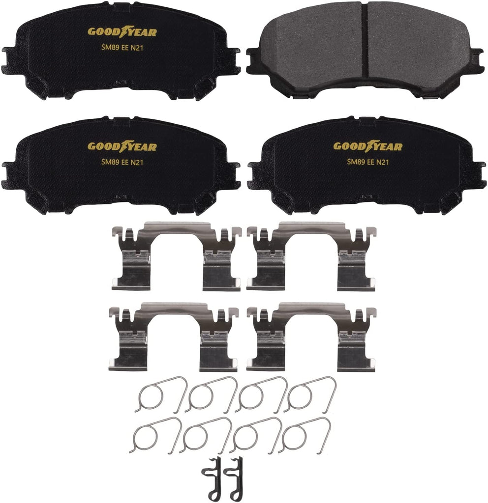 Front Brake Rotors & Carbon-Ceramic Pads for Nissan Qashqai Rogue Sport X-Trail