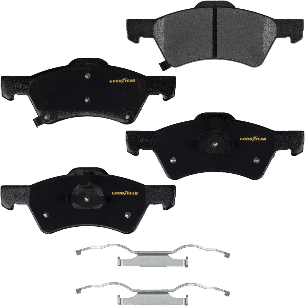Front Brake Rotors Ceramic Pads Kit for 01-07 Chrysler Dodge Mini Van PRK39640F