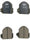 BP134 Quietcast Premium Semi-Metallic Disc Brake Pad Set - Compatible with Select Chevrolet LUV; FRONT