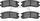 5000 Advanced Brake Pads - Ceramic 1551-0698-00-Front or Rear Set