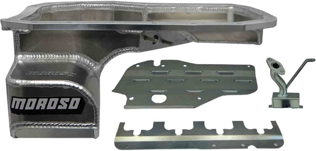 20967 Aluminum Wet Sump Oil Pan, Mitsubishi EVO 7, 8, 9, Road Race Baffled