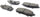 (104.03760) Posi Quiet Brake Pad, Metallic