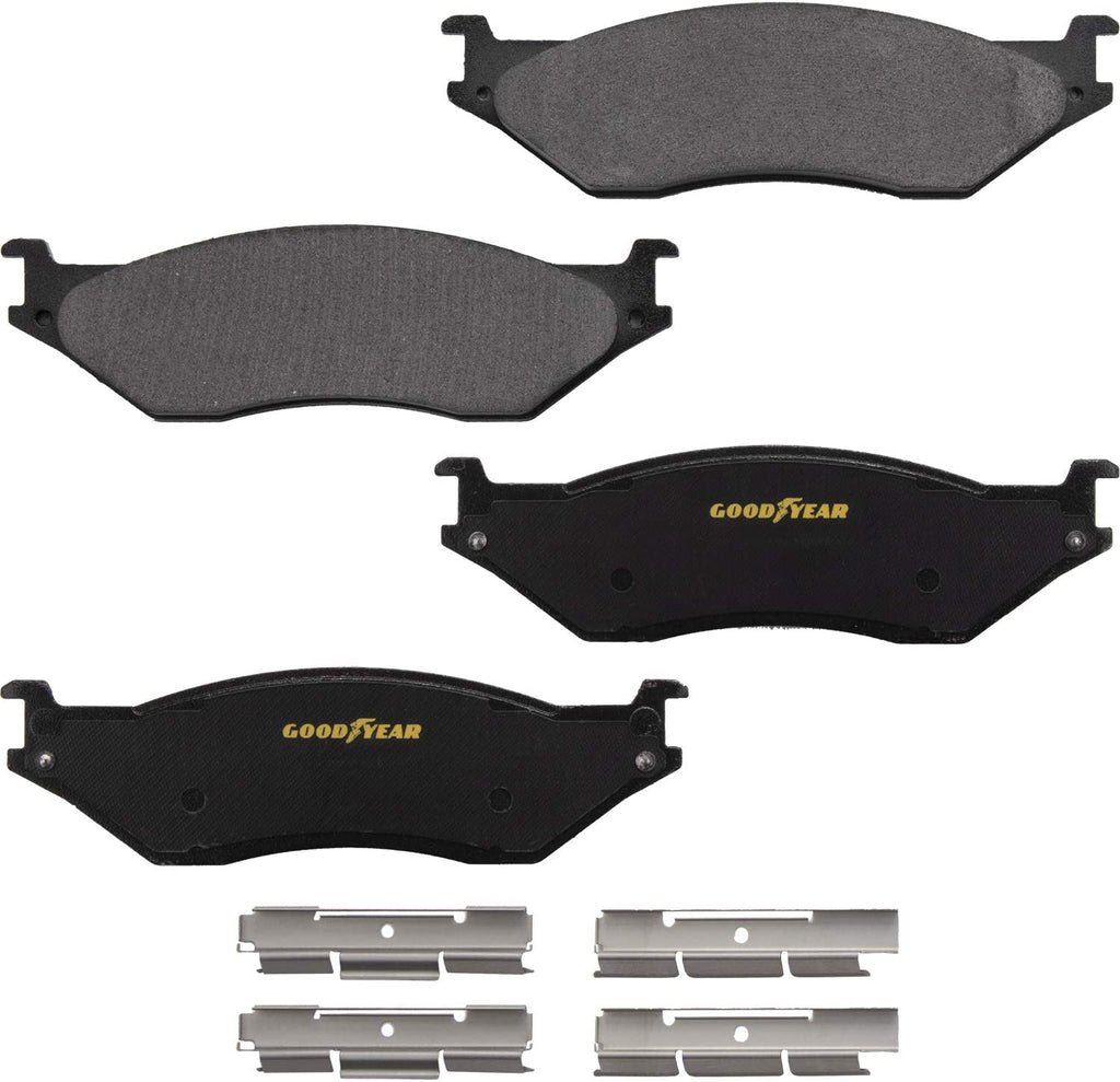 GYD777 Premium Carbon Ceramic Front Disc Brake Pads Set Vehicle Replacement Part for Ford F53 Models 1999 to 2007
