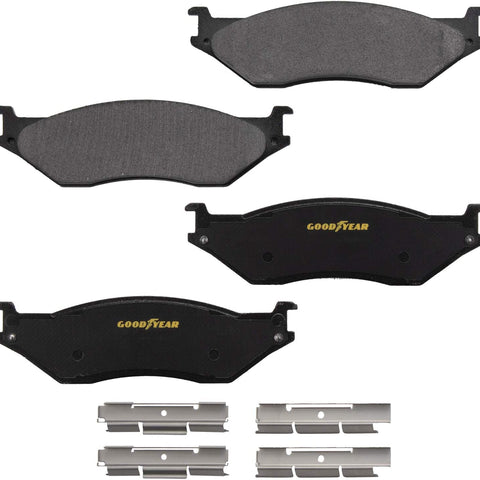 GYD777 Premium Carbon Ceramic Front Disc Brake Pads Set Vehicle Replacement Part for Ford F53 Models 1999 to 2007