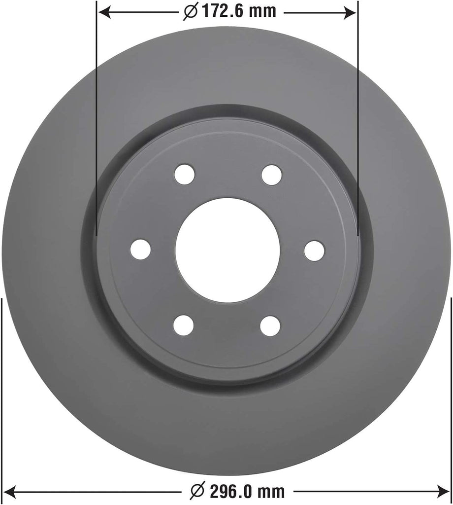 PRK67810F, Front Truck & SUV Brake Bundle with Pair (2) of Antiox Coated Brake Rotors and Carbon-Ceramic Brake Pads