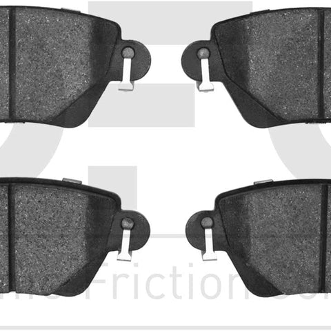 3000 Semi-Metallic Brake Pads 1311-0911-00-Rear Set for 2001-2004 Ford Mondeo, 2002-2004 Jaguar X-Type