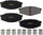 GYD207, Truck & SUV Carbon-Ceramic Front Brake Pads -Toyota Cressida and Toyota Pick-Ups