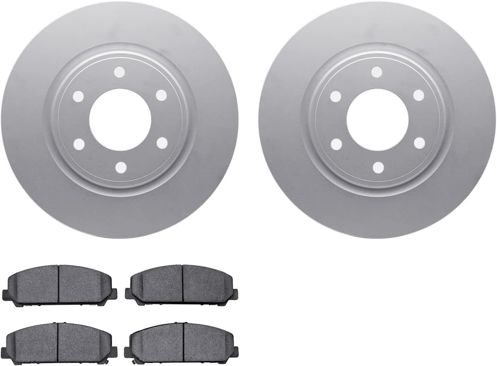 Front Geospec Brake Rotors with 5000 Advanced Brake Pads 4502-68027