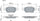 0 986 494 439 Brake Pad Set