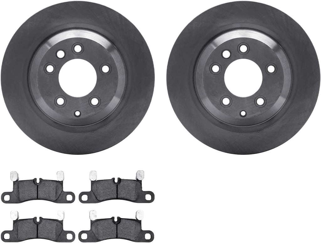 Rear Brake Rotors with 3000 Series Ceramic Brake Pads 6302-02045