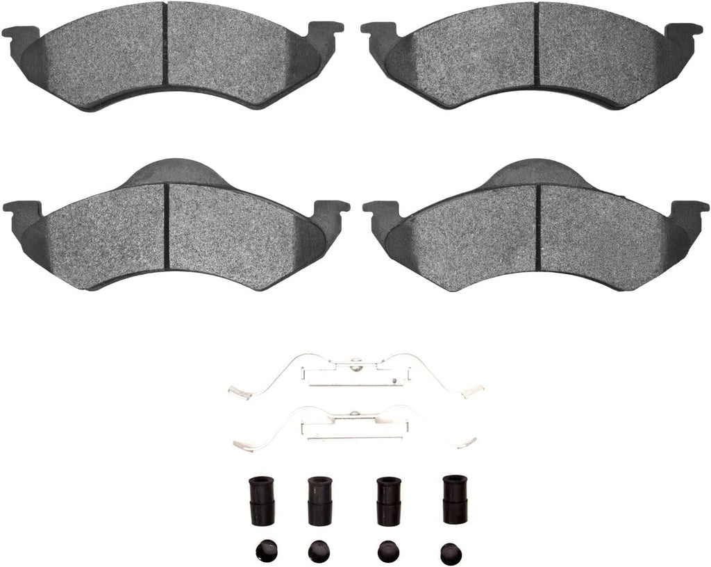 3000 Semi-Metallic Brake Pads and Hardware Kit