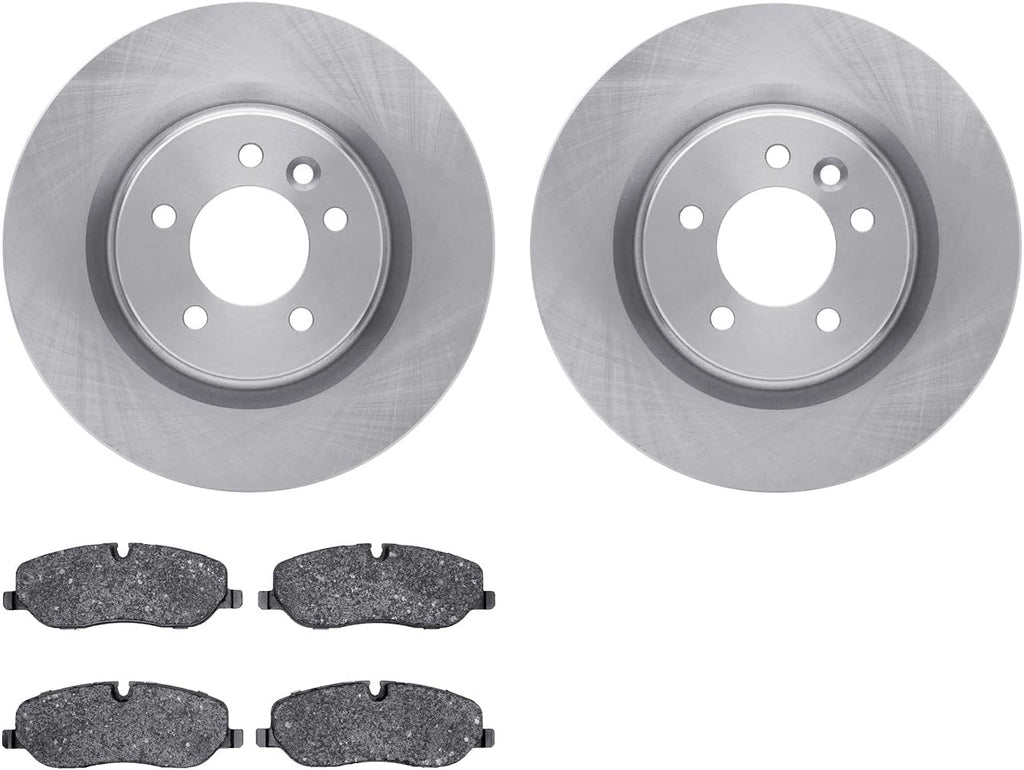 Front Brake Rotors with 5000 Euro Ceramic Brake Pads 6602-11023