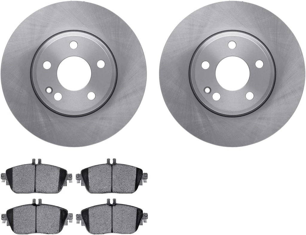 Front Brake Rotors with 5000 Euro Ceramic Brake Pads 6602-63327
