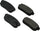 Parts 102.09000 102 Series Semi Metallic Standard Brake Pad