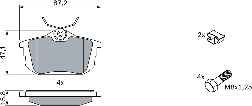0986424427 Brake Pads