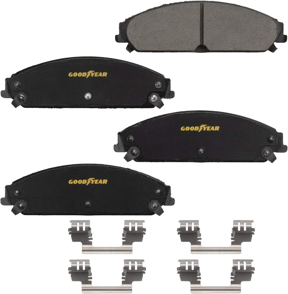 Front Brake Rotors Ceramic Pads for Chrysler 300 Dodge Challenger Charger Magnum