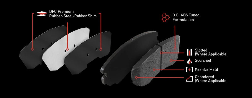 5000 Advanced Brake Pads - Ceramic 1551-1037-00-Rear Set