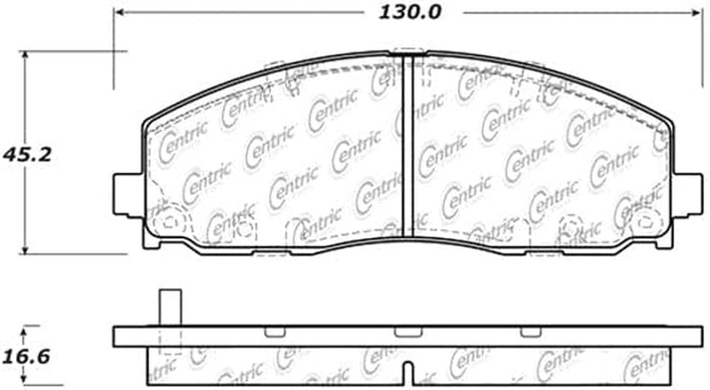 Centric 105.15890 Disc Brake Pad