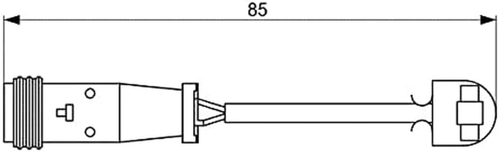 Rear Brake Pad Wear Sensor Fits MERCEDES Sprinter W906 906 Bus VW 2006-