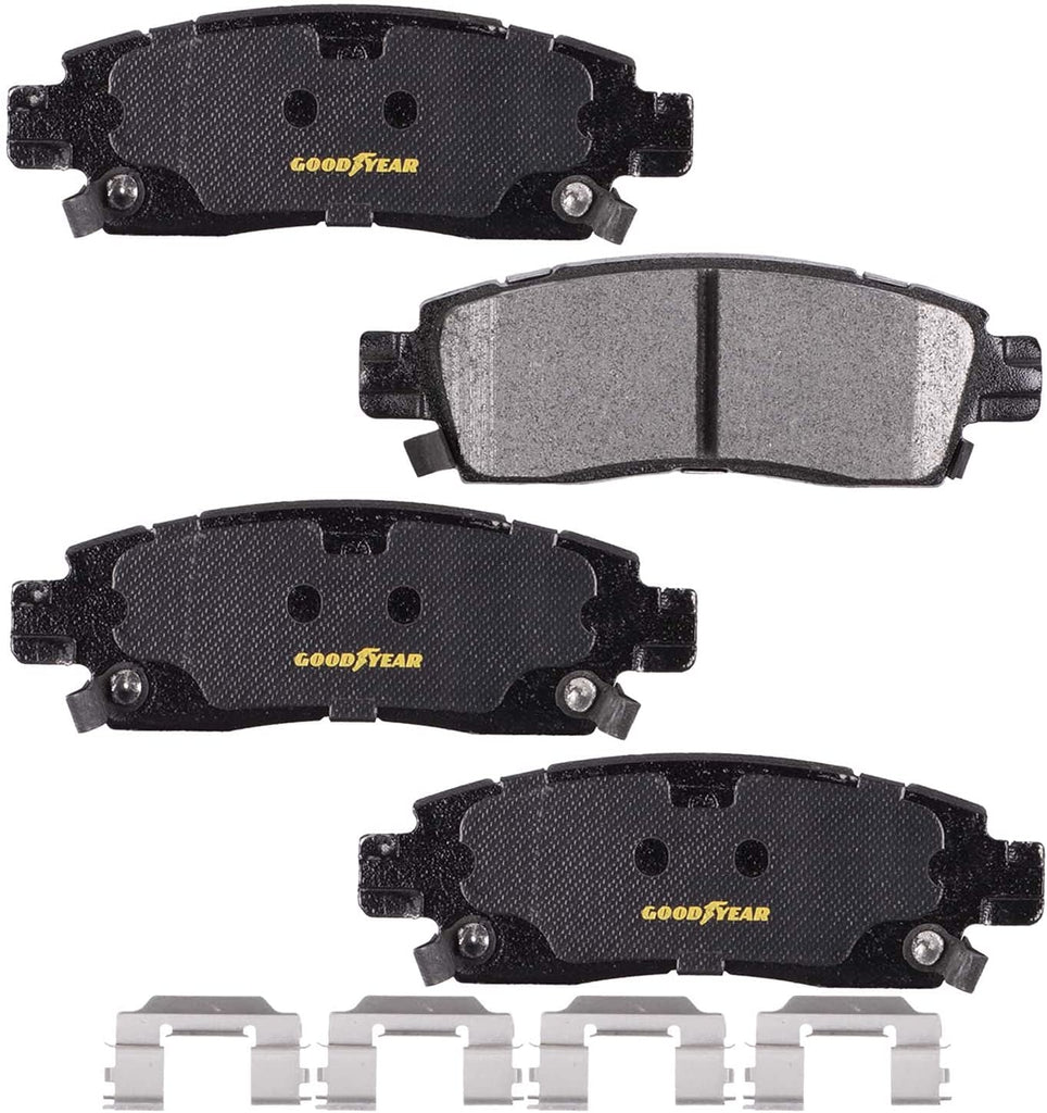 Rear Brake Pads for Buick Enclave Chevy Traverse GMC Acadia Goodyear GYD1507