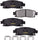 Rear Brake Pads for Buick Enclave Chevy Traverse GMC Acadia Goodyear GYD1507