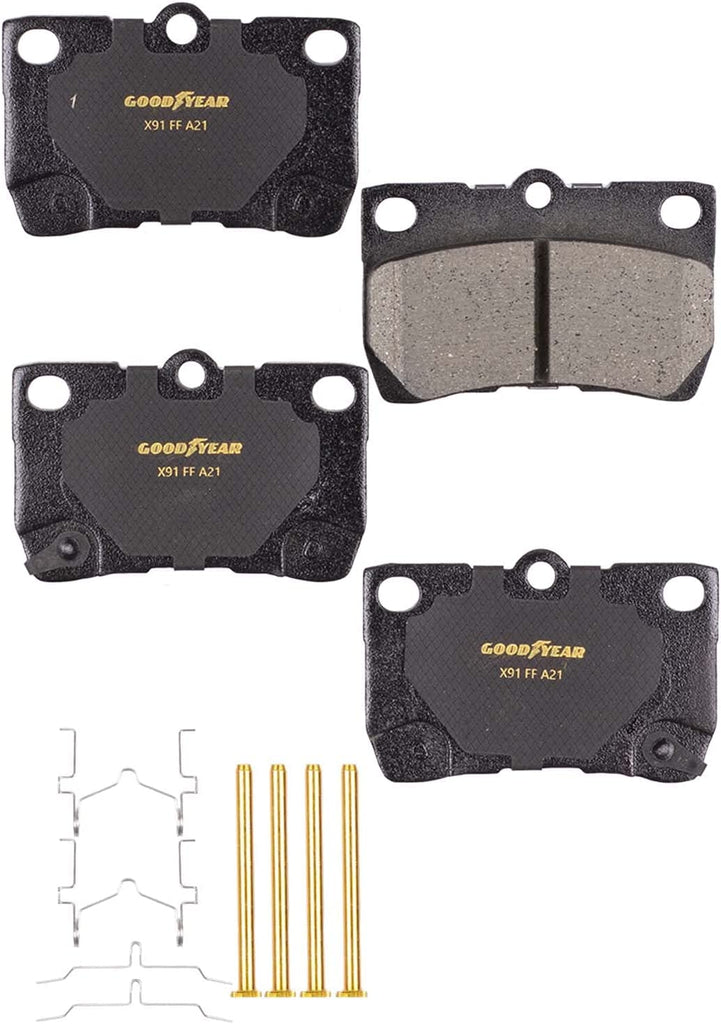 Premium Rear Brake Pads for Lexus GS300 GS350 GS430 Gs450H GS460 IS250 IS350