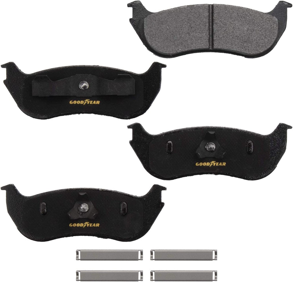 GYD881, Truck & SUV Carbon-Ceramic Rear Brake Pads for 2002-08 Ford Explorer and 2002-08 Mercury Mountaineer