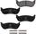 GYD881, Truck & SUV Carbon-Ceramic Rear Brake Pads for 2002-08 Ford Explorer and 2002-08 Mercury Mountaineer