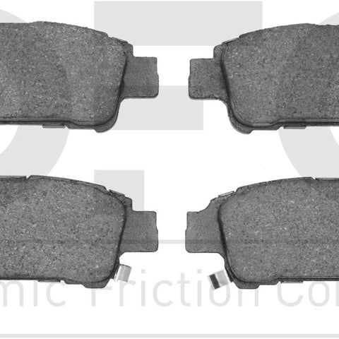5000 Advanced Brake Pads - Ceramic 1551-0995-00-Rear Set for 2004-2010 Toyota Sienna
