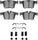 3000 Semi-Metallic Brake Pads and Hardware Kit