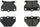 Centric 105.08230 Disc Brake Pad
