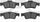 3000 Ceramic Brake Pads 1310-1122-00-Rear Set