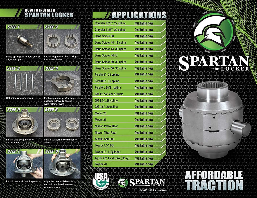 USA Standard Gear Spartan Locker for Dana 30 Differential 27 Spline (SL D30-27)