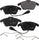 GYD1107ES, Premium Semi-Metallic Front Brake Pads for Audi, Peugeot, Volkswagen & More