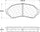 Parts 102.07980 102 Series Semi Metallic Standard Brake Pad