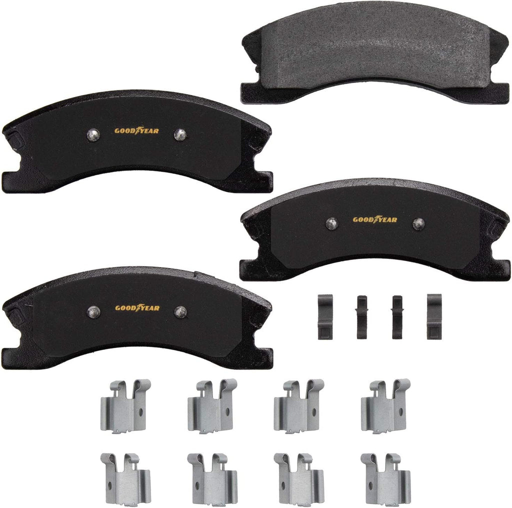 GYD945 Premium Carbon Ceramic Automotive Front Disc Brake Pads Set Vehicle Replacement Part for Grand Cherokee 1999 to 2004