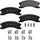 GYD945 Premium Carbon Ceramic Automotive Front Disc Brake Pads Set Vehicle Replacement Part for Grand Cherokee 1999 to 2004