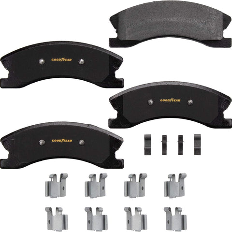 GYD945 Premium Carbon Ceramic Automotive Front Disc Brake Pads Set Vehicle Replacement Part for Grand Cherokee 1999 to 2004