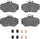 5000 Euro Ceramic Brake Pads and Hardware Kit