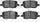 5000 Advanced Brake Pads - Ceramic 1551-1093-00-Rear Set for 2005-2007 Buick Terraza, 2005-2007 Saturn Relay, 2005-2009 Chevrolet Uplander, 2005-2009 Pontiac Montana,